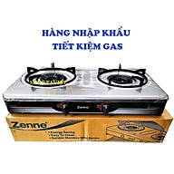 BẾP GAS ĐÔI ZENNE KLS 206 MẶT BẾP INOX - HÀNG NHẬP KHẨU - NGỌN LỬA MẠNH VÀ HỘI TỤ