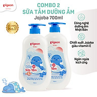 Combo 2 chai Sữa Tắm/Gội Pigeon 700ml - Bao bì mới 2024
