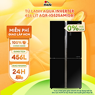 Tủ Lạnh Inverter Aqua AQR-IG525AM-GB (456L) – Đen - Hàng chính hãng