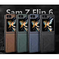 Ốp lưng cho SamSung Galaxy Z Flip 6 , Z Flip 7 , Z Flip 5 chính hãng X-level dạng da mềm - Hàng nhập khẩu