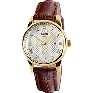 Đồng Hồ Nữ Dây Da Thời Trang SKMEI 9058 - DHA278 - TẶNG HỘP SẮT