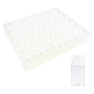 Glass Sample Storage Bottle Cosmetic Container Vials with Screw on Caps 10mL thumbnail