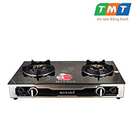 Bếp gas đôi cao cấp Hayasa HA-9000 kiềng gang rời, đầu đốt đồng mũ nguyên khối