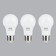Bộ 3 Bóng Đèn LED Bulb MPE 7W 6000-6500K E27 Ø60 - Ánh sáng trắng