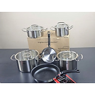 Bộ nồi Fissler profi 4 nồi 1 quánh 1 chảo chống dính Hàng chính hãng