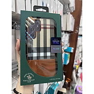 Ốp lưng dành cho Samsung Galaxy S23 Ultra da pha vải hiệu Polo Santa Barbara - Hàng nhập khẩu