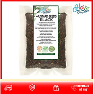 Hạt Mù Tạt Đen Thương Hiệu Hava Foodies Gói 100g Black Mustard Seed thumbnail