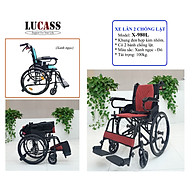 Xe lăn du lịch  Sắt Sơn Chống Lật Lucass X980L