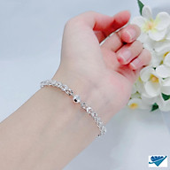 Lắc tay nữ thời trang chất liệu bạc s925 MS09g