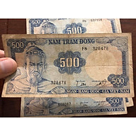 Tờ 500 đồng Trần Hưng Đạo 1966, tiền cổ trong bộ tướng miền Nam, sưu tầm thumbnail