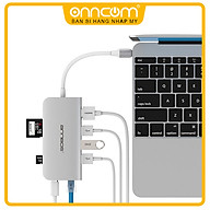 Hub 8 Cổng USB C Hub AnnBos A030EH8 (Silver) - Hàng Nhập Khẩu thumbnail
