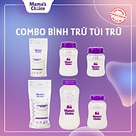 Combo Bình Trữ Sữa và Túi Trữ Sữa Mama’s Choice, Bảo Quản và Trữ Sữa Mẹ, Kiểm Định An Toàn Quốc Tế Bureau Veritas