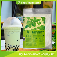 Bột Trà Sữa Hòa Tan ThucPham.com Vị Bạc Hà- 1kg - Thơm Ngon Vị Trà thumbnail