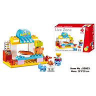 Bộ đồ chơi lắp ghép smoneo duplo miếng to Cửa hàng bánh ngọt Smoneo 33 chi tiết Toyhouse - 55003 cho bé từ 3 tuổi thumbnail