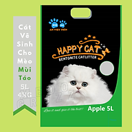 Cát Vệ Sinh Happy Cat Cho Mèo 5L - Mùi Táo Cafe Baby Chanh Lavender thumbnail