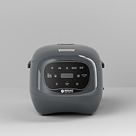 Nồi Cơm Điện Sứ Dưỡng Sinh Mishio MK365 lòng sứ nguyên chất 0.8L không chứa chất chống dính - Hàng chính hãng