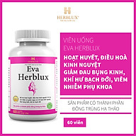 Viên uống phụ khoa Eva Herblux điều hòa kinh nguyệt, giảm đau bụng kinh thumbnail