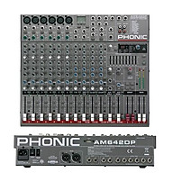 Mixer 10 kênh PHONIC AM642D USB– Hàng Chính Hãng