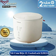 Nồi Cơm Điện Đa Năng Lock&Lock Bianco Donggeurami Rice Cooker 1L - EJR334IVY - Lòng Men Sứ - Hàng Chính Hãng