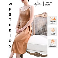 Váy hai dây nữ xếp li chất liệu lụa cao cấp - VD01 - wfstudios thumbnail