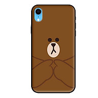 Ốp lưng cho iPhone XR  Gấu Line - Hàng chính hãng