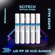 Combo 5 lõi PP 20 inch 5 micron - Lõi số 1 máy lọc nước RO, bộ lọc thô - Hàng chính hãng