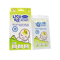 DÁN HẠ SỐT NHANH, GIẢM ĐAU, CHÙM MÁT LẠNH LICO KID TÁO -  Hộp 6 Miếng