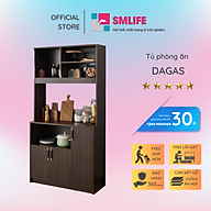 Tủ nhà bếp gia đình bằng gỗ công nghiệp MDF phủ melamine SMLIFE Dagas