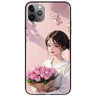Ốp lưng cho iPhone X - iPhone Xs - Xs Max - XR - iPhone 11 - 11 Pro Max - Thiếu Nữ Áo Trắng - Hàng Chính Hãng