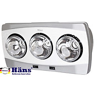 Đèn sưởi 3 bóng treo tường Hans H3B Hàng chính hãng