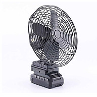 Quạt Tích điện Dùng Pin Rời 10 Cell 48V Metal (có Xoay)