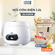 Nồi cơm điện Lebenlang LBL0589 dung tích 1200ml, công suất 500W, thiết kế đơn giản hiện đại - hàng chính hãng