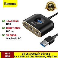 Bộ Chia HUB Ra 4 Cổng USB 3.0 Chuyển Đổi Từ Type C Ra 4 Cổng USB Hoặc Từ USB Ra 4 Cổng USB - Hàng Chính Hãng Baseus thumbnail