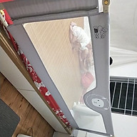 Chắn giường, chặn giường UMOO thanh trượt 01 bên an toàn cho bé, bản Nâng cấp 2020, Màu Ghi Xám sang trọng
