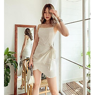 Đầm dây kem linen Jasmine Dress Gem Clothing SP000432 thumbnail