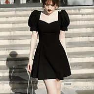 Đầm nữ vai bồng tay ngắn Cela Dress thời trang XIXO - DAM0047 thumbnail