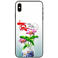 Ốp lưng cho iPhone X - iPhone Xs - Xs Max - XR - iPhone 11 - 11 Pro Max - Sen Tâm Hoa - Hàng Chính Hãng