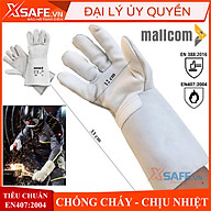 Bao tay hàn Mallcom F234 - Găng tay hàn chịu nhiệt hàn tig, da bò, mềm mại thumbnail