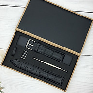 Dây Da Đồng hồ Size Nam Da Bò thật [Tặng Hộp Gỗ] - Hàng Việt Nam Xuất Khẩu