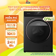 Máy giặt Panasonic Inverter giặt 10 kg - sấy 6 kg NA-S106FR1PV - Hàng chính hãng - Giao HCM và 1 số tỉnh thành