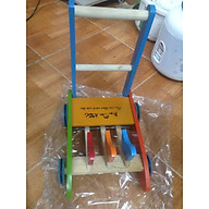 Xe Tập Đi Bằng Gỗ Con Gà, Xe Đẩy Bằng Gỗ Cho Bé Nhanh Biết Đi