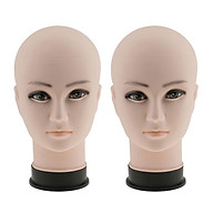 2Pcs Male Hair Mannequin Display Manikin Head Model For Hairpiece Headset thumbnail
