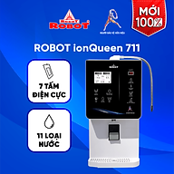 Máy Lọc Nước Điện Giải Ion Kiềm ROBOT IonQueen 711 Chế Độ Nóng Nguội Lạnh - 7 Tấm Điện Cực Titanium Phủ Platium - Hàng Chính Hãng