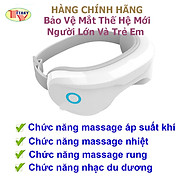 Máy massage mắt thông minh thế hệ mới, thư giãn, giảm đau nhức, quầng thâm tích hợp Bluetooth nghe nhạc thư giãn