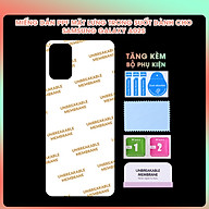 Miếng Dán Dẻo PPF Mặt Lưng Cho Samsung Galaxy A02s- Hàng Chính Hãng