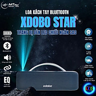 Loa Xách Tay Bluetooth Xdobo Star Công Suất Mạnh Mẽ 100W, Trang Bị Đèn Led Chiếu Sao Ấn Tượng, Bass Siêu Trầm, Âm Thanh Sống Động, Hàng Chính Hãng