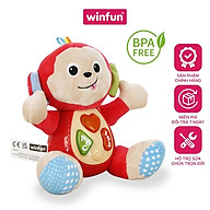 Đồ chơi sơ sinh - tiền giáo dục chú khỉ phát nhạc vui nhộn Winfun WF000275 thumbnail