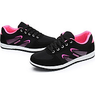 Giày nữ, giày thể thao nữ đen hồng Tizinis B06 thumbnail