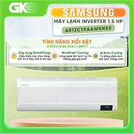 AR13CYFAAWKNSV - Máy lạnh Samsung Wind-Free Inverter 1.5 HP - Hàng Chính Hãng