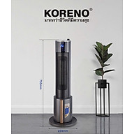 Máy sưởi gốm có phun sương tạo ẩm không khô da KORENO, quạt sưởi ấm không đốt oxi đổ tự ngắt tiết kiệm điện hàng chính hãng